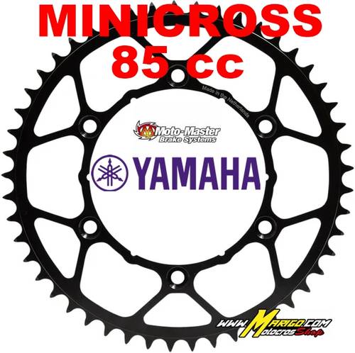 1c - CORONA ACCIAIO MOTOMASTER YAMAHA  minicross YZ 85cc  passo 428  1993 - 2025