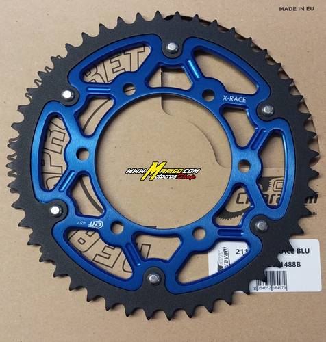Corona Chiaravalli   X-Race BLU Yamaha T7  cod. 2111  passo 525