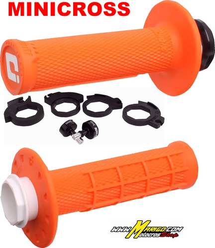 1a - Micro-X Half-Waffle V2 Manopole Lock-On MINICROSS  GAS GAS - KTM - HUSQVARNA  cod. 06303294 / H36MXO