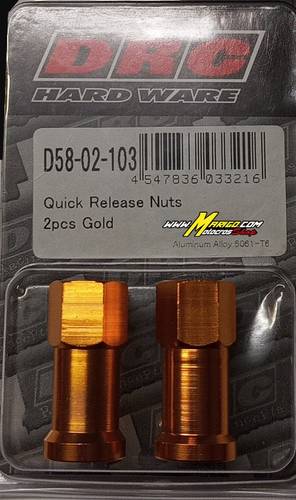 1a - DADO  DRC - FERMA CERCHIONE  colore ORO  cod. D58-02-103