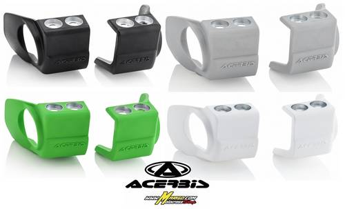 125 - PROTEZIONE PIEDINO FORCELLA # KX 250 4T 2009 / 2024 # KX 450 4T 2009 / 2024 NERO/VERDE cod. 0023197
