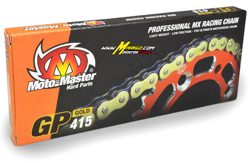Catena di trasmissione GP 415  MOTO-MASTER  CHAIN MM415GP GB 134 maglie cod. 12210414 / 641502