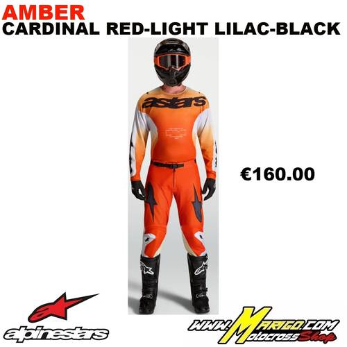 2 - RACER  2027  -  AMBER Cardinal Red-Light Lilac-Black