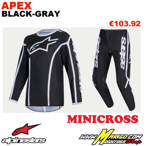ALPINESTARS  -  FLUID YOUTH  2026  -  APEX Black-Gray