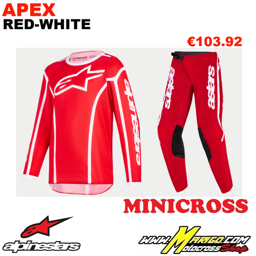 ALPINESTARS  -  FLUID YOUTH  2026  -  APEX Red-White
