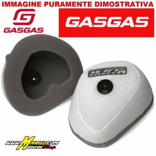 WRP GAS GAS  FILTRO ARIA made in Holanda by Twinair ignifughi secondo la norma ISO 3795.