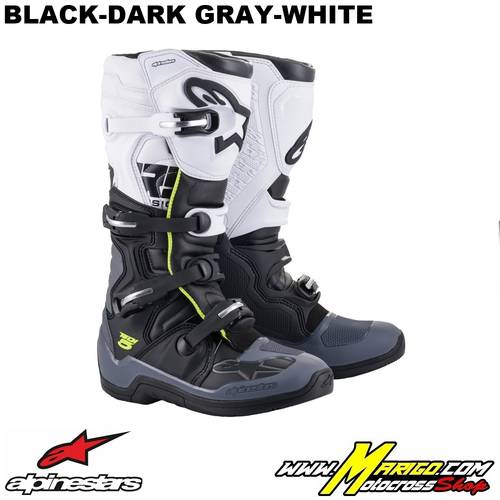 TECH 5  -  Black-Dark Gray-White    -    2015015-102