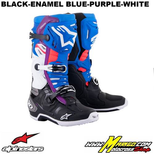 TECH 10 SUPERVENTED  -  Black-Enamel Blue-Purple-White    -    2010520-1792