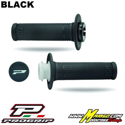 MANOPOLE PROGRIP 708 MM 22/25 - DOPPIA DENSITÀ  - NERO/NERO   cod. 708-403