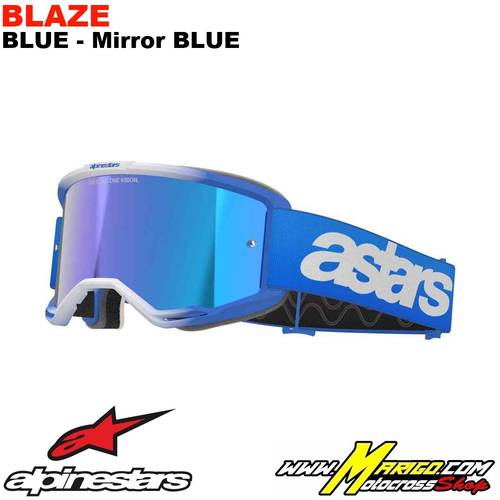 Vision 5  -  Blaze Blue - Lente Mirror Blue    -    5102125-7271
