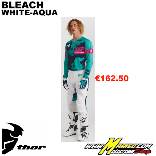 LAUNCHMODE  2026  -  BLEACH White-Aqua