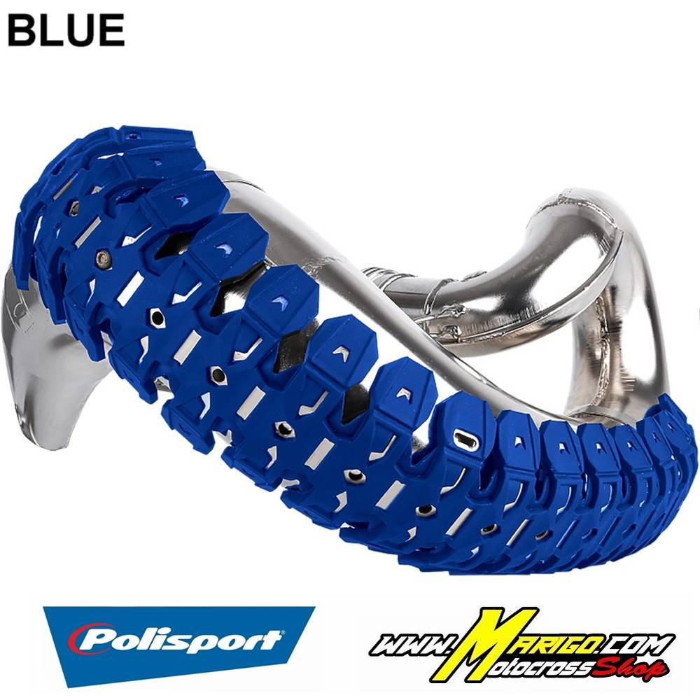 Astront Armadillo 2 Stroke Pipe Guard Exhaust Protector Universal Blue