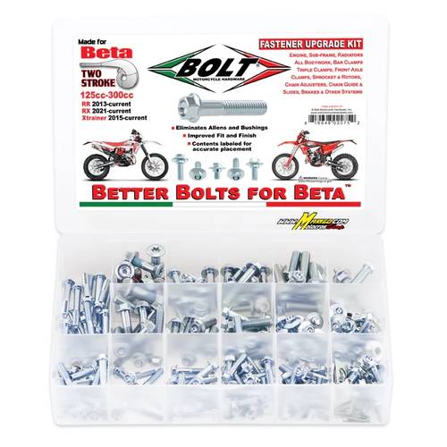 KIT VITERIA REPLICA ORIGINALE  BOLT PRO PACK BETA 2T  BETA  RR 2T	- 2013 - 2024 cod. BTPP-2T