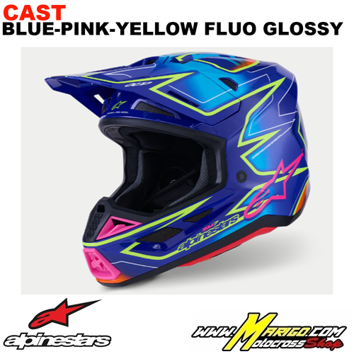 2 - S-M7  -  CAST Blue-Pink-Yellow Fluo Glossy    -    8302526-7254