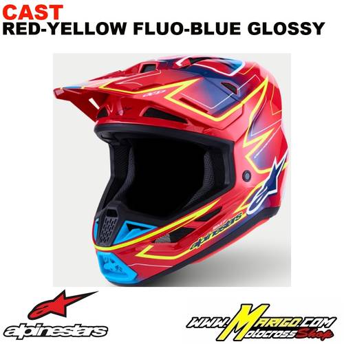S-M7  -  CAST Red-Yellow Fluo-Blue Glossy    -    8302526-3226