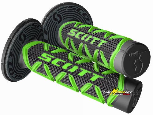 Manopole SCOTT Diamond + Donut Grip   cod. 219626 green/black