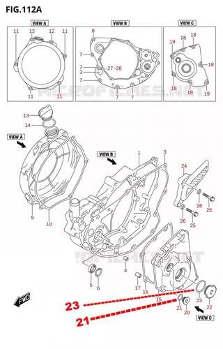 5 - O-RING coperchi ispezione cod. M751900980094 + M753002300004 cod.OEM 21092801001500 + 23092802200800