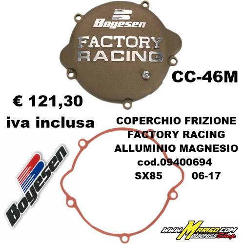 COPERCHIO FRIZIONE FACTORY RACING MAGNESIUM SX06/17 cod.09400694  CC-46M