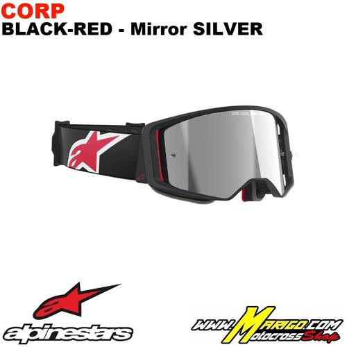 Supertech  -  Corp Black-Red  - Lente Mirror Silver    -    5100325-1434