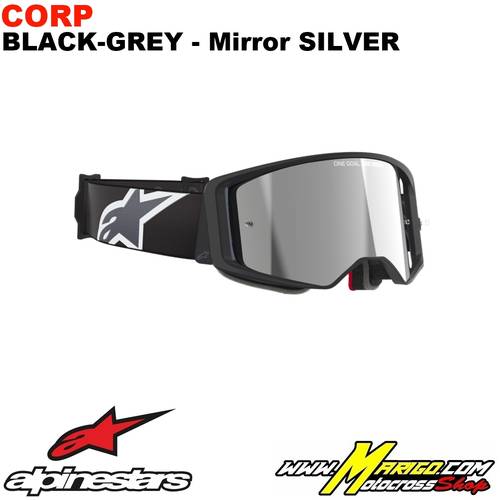 Supertech  -  Corp Black-Grey - Lente Mirror Silver    -    5100325-1513
