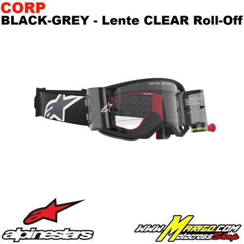 Supertech  -  Corp Black-Grey - Lente Clear Roll-Off    -    5100425-1518