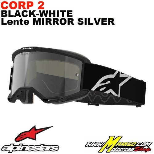 Vision 5  -  Corp 2 Black-White - Lente Mirror Silver    -    5102127-1763
