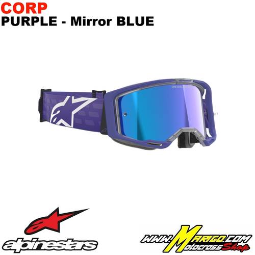 Vision 8  -  Corp Purple - Lente Mirror Blue    -    5101625-3116