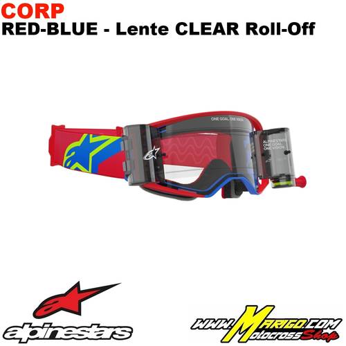 Supertech  -  Corp Red-Blue - Lente Clear Roll-Off    -    5100425-3122