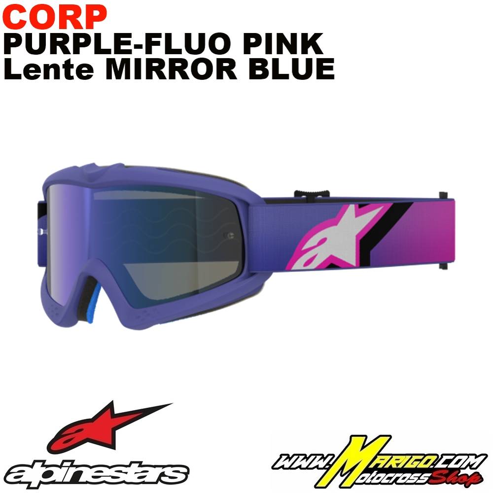Vision YOUTH  -  Corp Purple-Fluo Pink - Lente Mirror Blue    -    5140225-3152