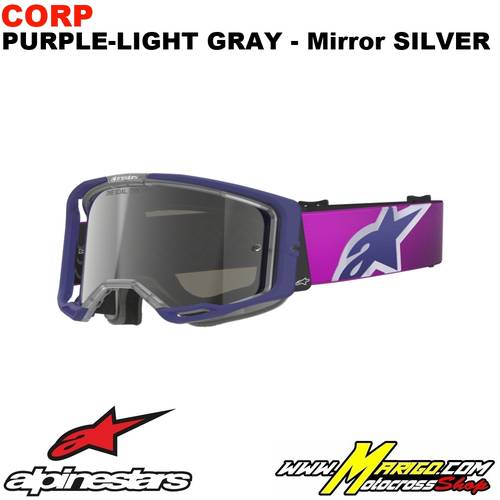 Vision 8  -  Corp Purple-Light Gray  -  Lente Mirror Silver    -    5101625-3153