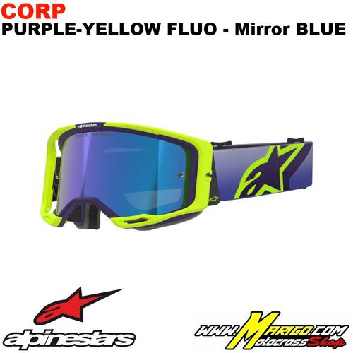 Vision 8  -  Corp Purple-Yellow Fluo  -  Lente Mirror Blue    -    5101625-3161