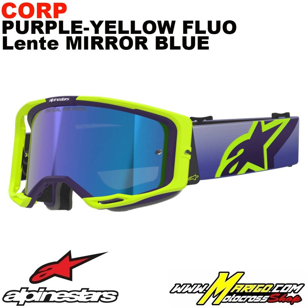 Vision 8  -  Corp Purple-Yellow Fluo  -  Lente Mirror Blue    -    5101625-3161