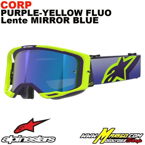 Vision 8  -  Corp Purple-Yellow Fluo  -  Lente Mirror Blue    -    5101625-3161