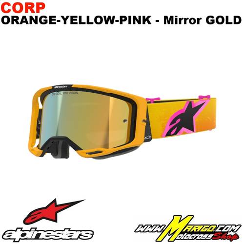 Vision 8  -  Corp Orange-Yellow-Pink  -  Lente Mirror Gold    -    5101625-4005