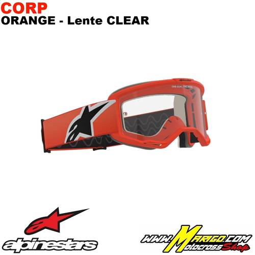 Vision 5  -  Corp Orange  - Lente Clear    -    5101725-430