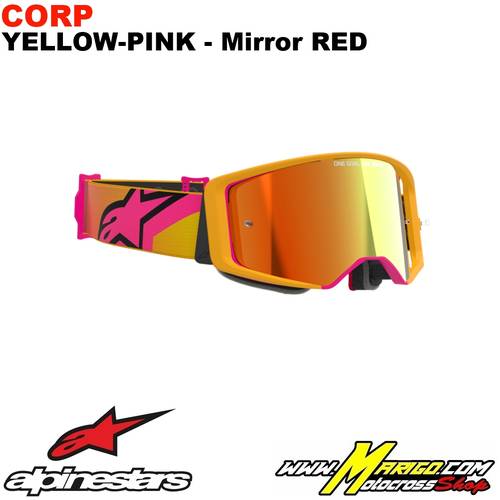 Supertech  -  Corp Yellow-Pink - Lente Mirror Red    -    5100325-5023