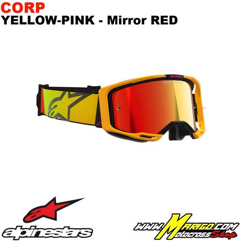 Vision 8  -  Corp Yellow-Pink - Lente Mirror Red    -    5101625-5023