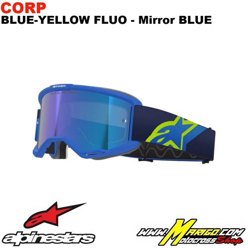 Vision 5  -  Corp Blue-Yellow Fluo - Lente Mirror Blue    -    5101825-7288