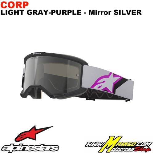 Vision 5  -  Corp Light Gray-Purple  -  Lente Mirror Silver    -    5101825-9285