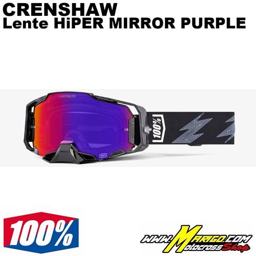 100% ARMEGA  -  CRENSHAW - Lente HiPER Mirror Purple    -    26013957 / 50003-00020