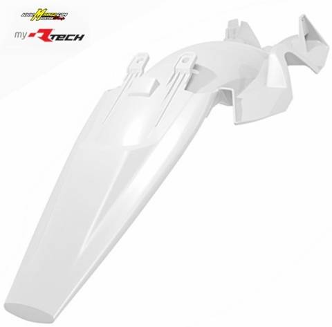 2f - PARAFANGO POSTERIORE HUSQVARNA TC85 2025 - 2025 BIANCO  cod. R-PPHSQBN0885