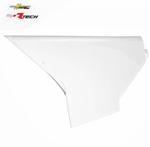 2f - COPERCHIO LATERALE CASSA FILTRO HUSQVARNA TC85 2025 - 2025 BIANCO	  cod. R-FILCFHSQBN885