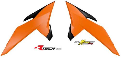 1c - CONVOGLIATORI  KTM	SX85  2025 - 2025  arancio/nero   cod. R-CVKTMARNR885