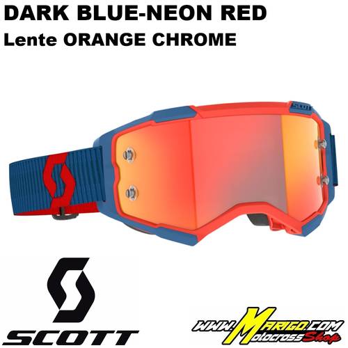 1 - SCOTT FURY Dark Blue-Neon Red  -  Lente Orange Chrome    -    272828