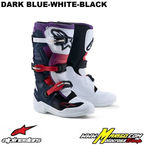 1 - TECH 7 S  -  Dark Blue-White-Black    -    2015017-7341