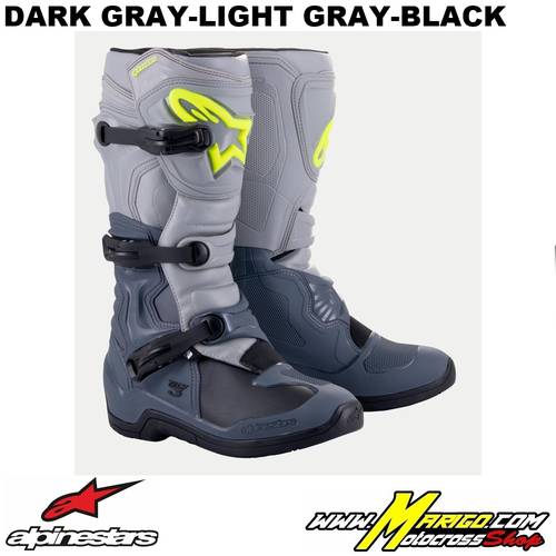 TECH 3  -  Dark Gray-Light Gray-Black    -    2013018-9069