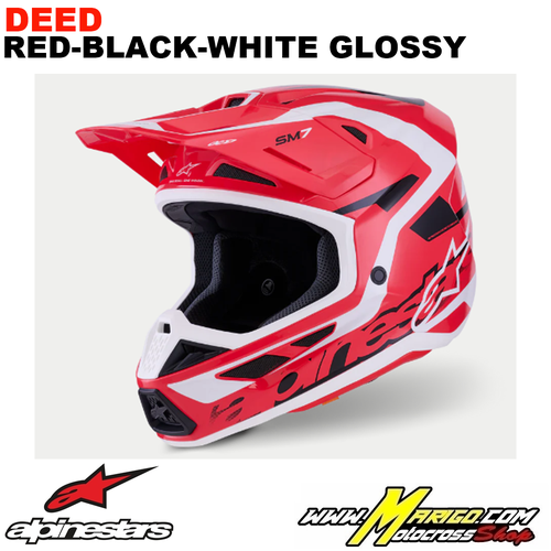 2 - S-M7  -  DEED Red-Black-White Glossy    -    8302326-3139