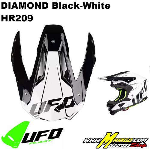 UFO Plast  -  Diamond Black-White    -    HR209