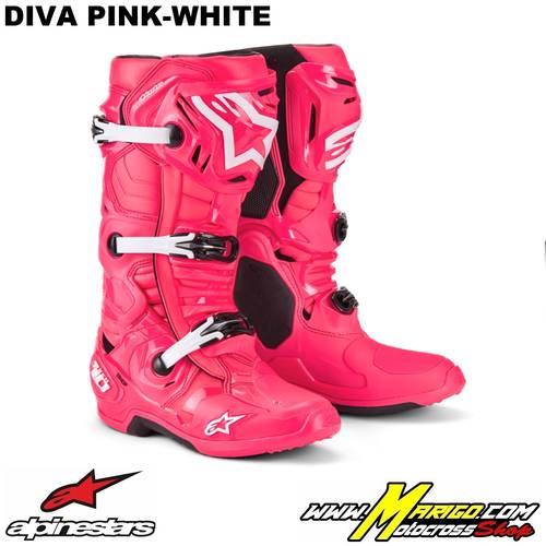 TECH 10  -  Diva Pink-White    -    2010020-3812