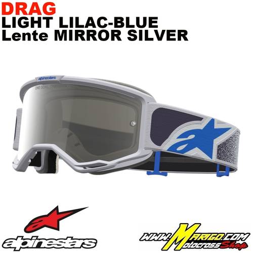 Vision 5  -  Drag Light Lilac-Blue - Lente Mirror Silver    -    5101727-3244